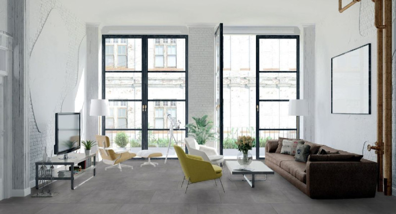 Kings Canyon Suelo laminado Scene XL Cemento Gris Super Mate Tablón de 1 lama M4V main product photo