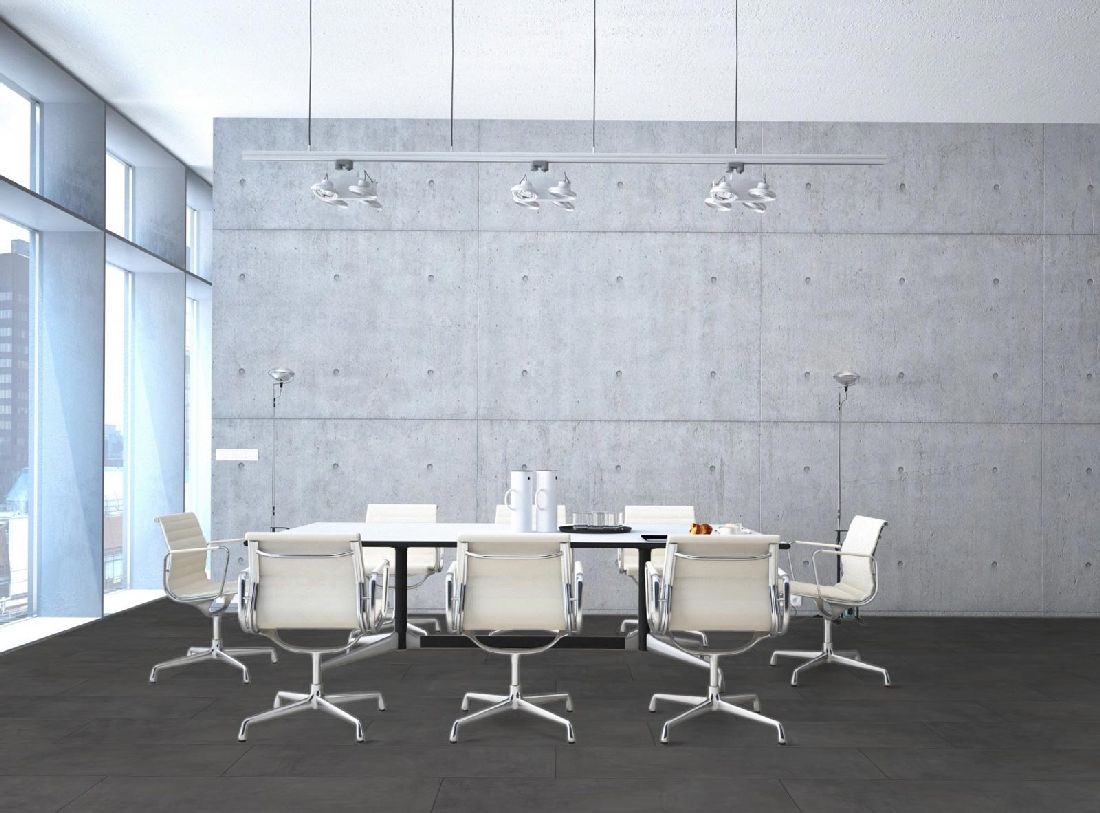 Kings Canyon Laminat Scene XL Zement Grau 1-Stab Landhausdiele M4V zum Klicken Raum7