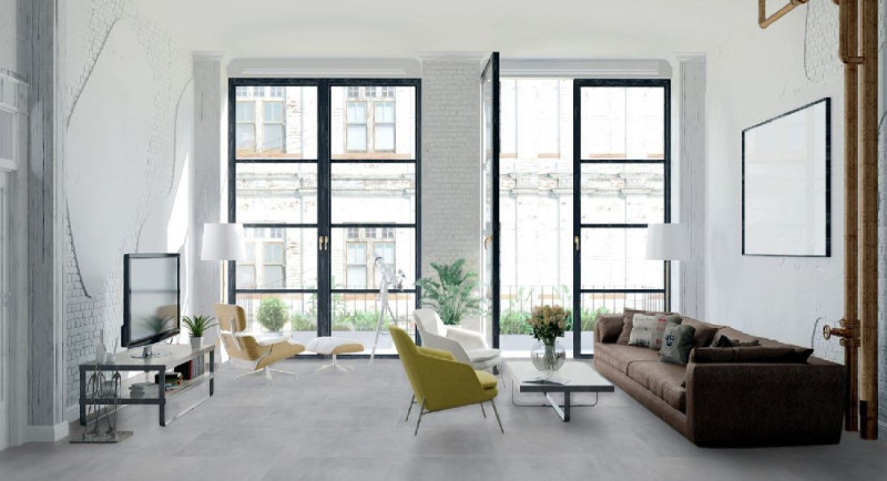 Kings Canyon Laminat Scene XL Zement Hellgrau Supermatt 1-Stab Landhausdiele M4V zum Klicken main product photo