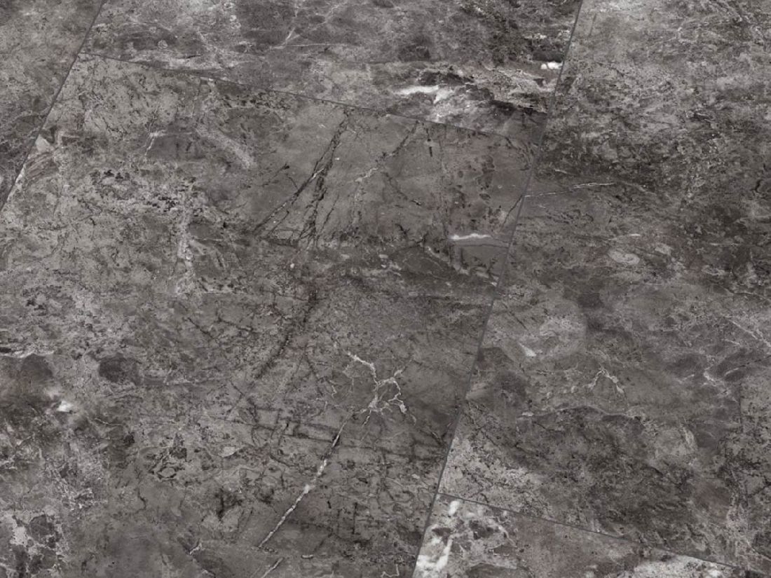 Kings Canyon Laminat Stonegloss Marmor Anthrazit Fliese 4V zum Klicken Raum1