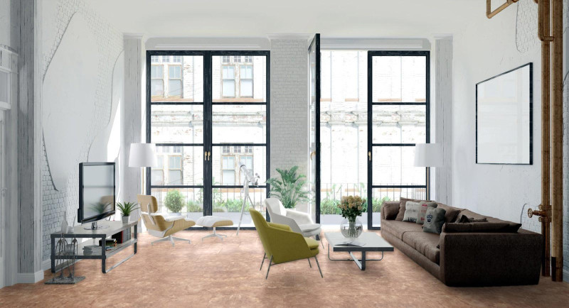 Kings Canyon Laminate Stonegloss Marble Brown High Gloss Tile 4V main product photo