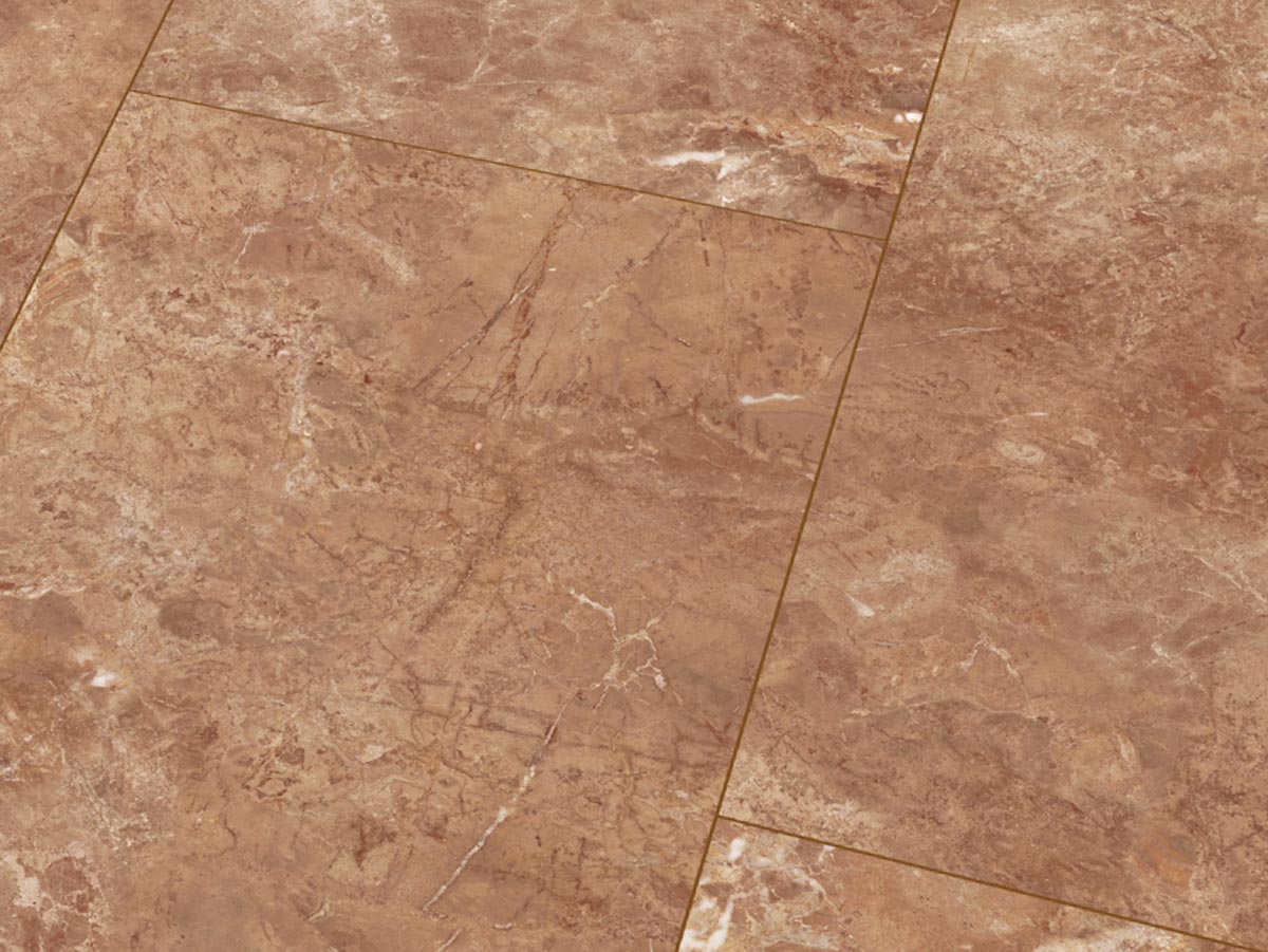 Kings Canyon Laminat Stonegloss Marmor Braun Fliese 4V zum Klicken Raum1