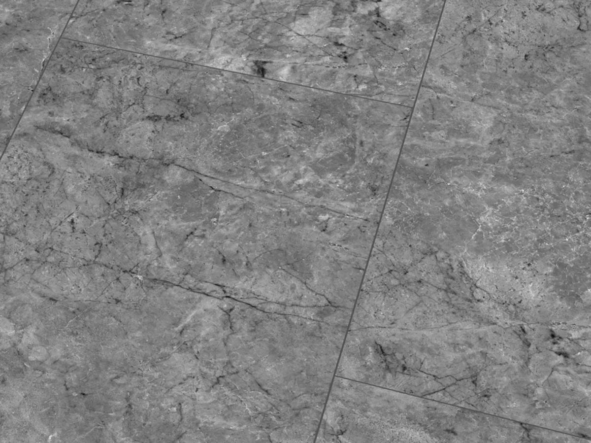 Kings Canyon Laminat Stonegloss Marmor Dunkelgrau Fliese 4V zum Klicken Raum1