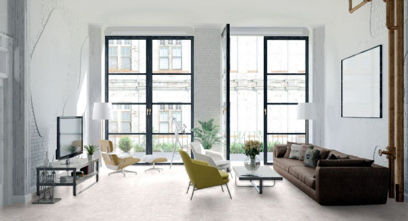 Kings Canyon Laminat Stonegloss Marmor Hell Hochglanz Fliese 4V zum Klicken main product photo