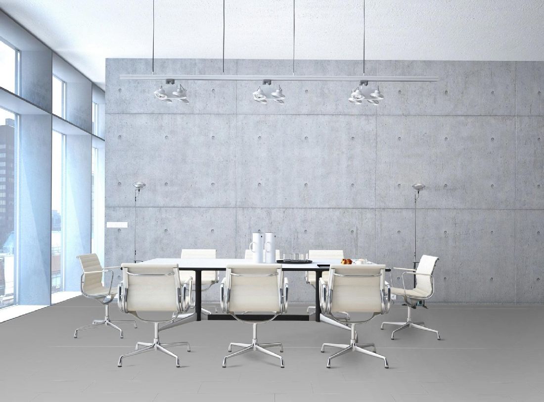 Kings Canyon Laminat Stonegloss Weiß Fliese 4V zum Klicken Raum7