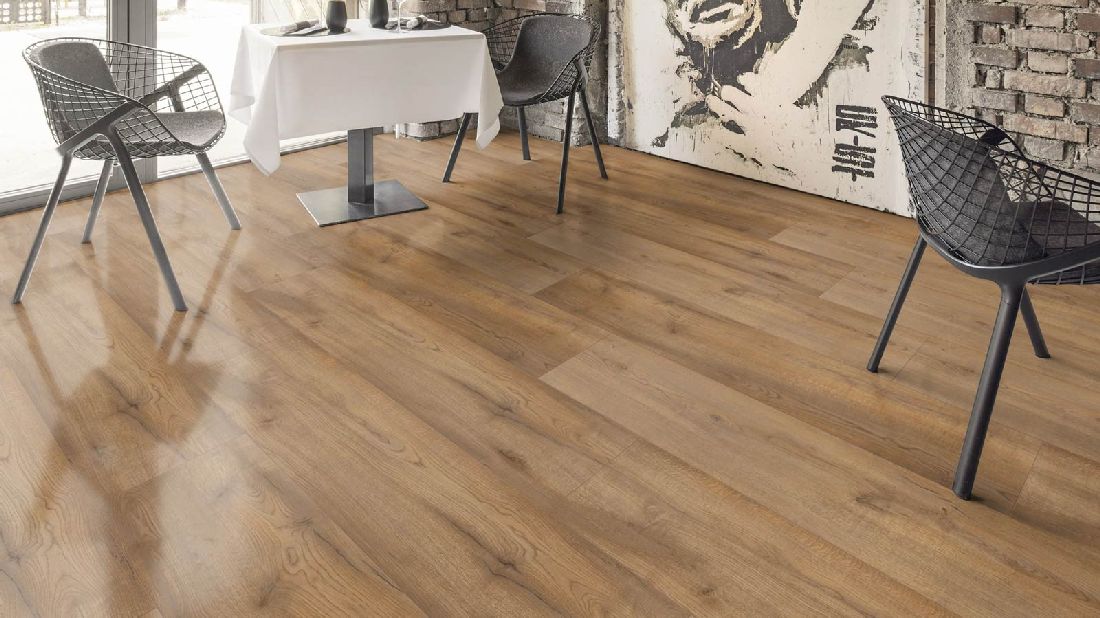 Kings Canyon Rigid Vinylboden Heavy Duty 4 Eiche Brightwater 1-Stab Breitdiele XL 4V Raum6