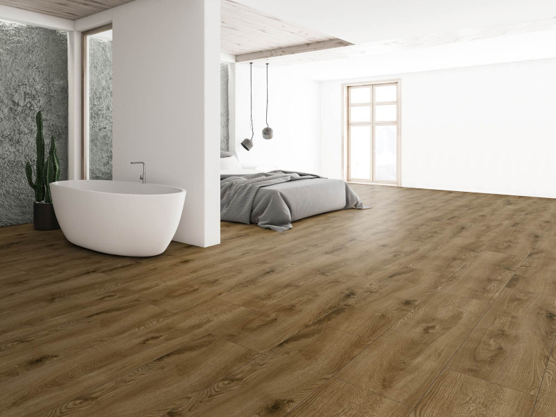 Kings Canyon Rigid Click Vinyl flooring Heavy Duty 4 Oak Summerhall 1-strip wide plank XL 4V main product photo