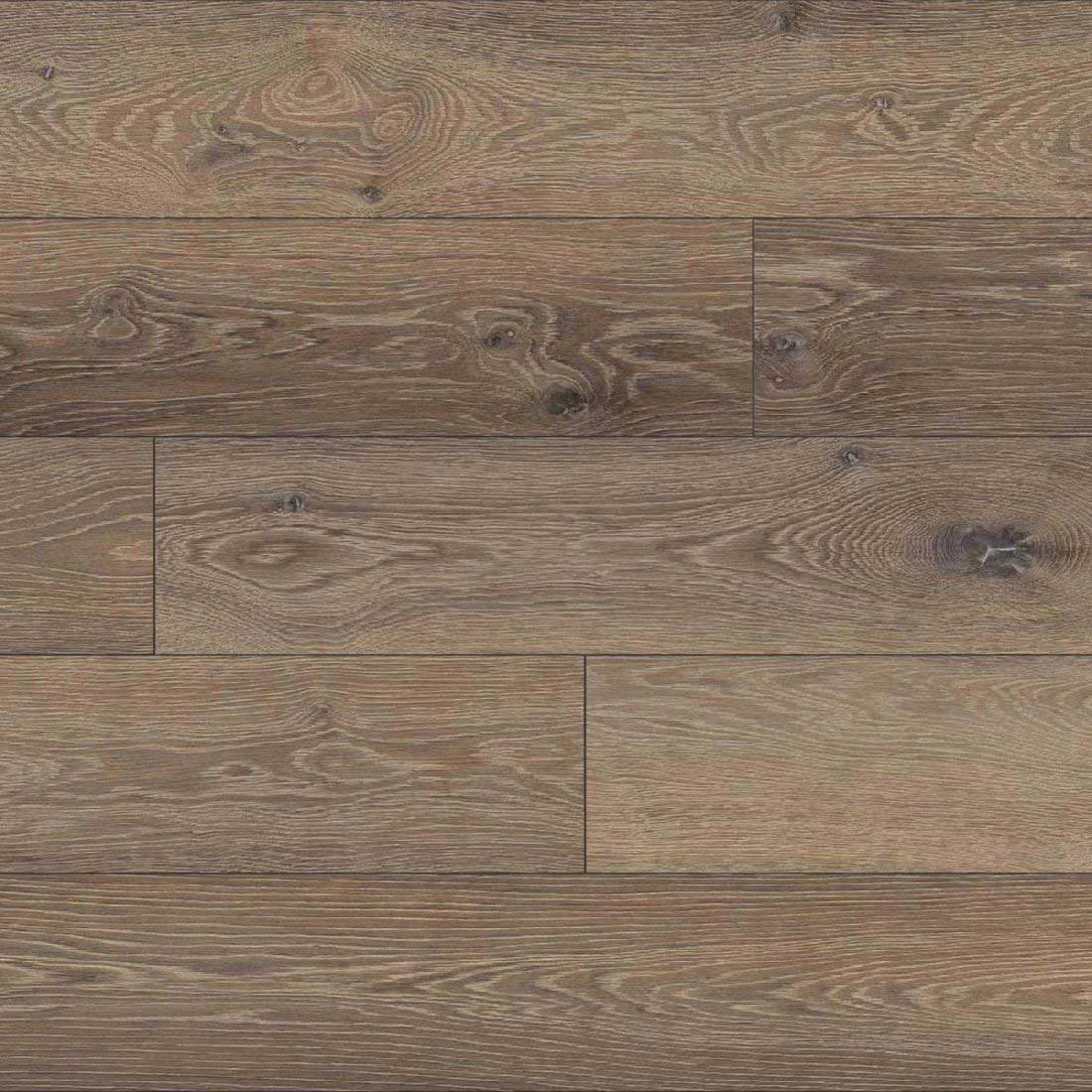 Kings Canyon Rigid Vinylboden Heavy Duty mit Schalldämmung Eiche Pentos erdfarben Landhausdiele 4V Raum1