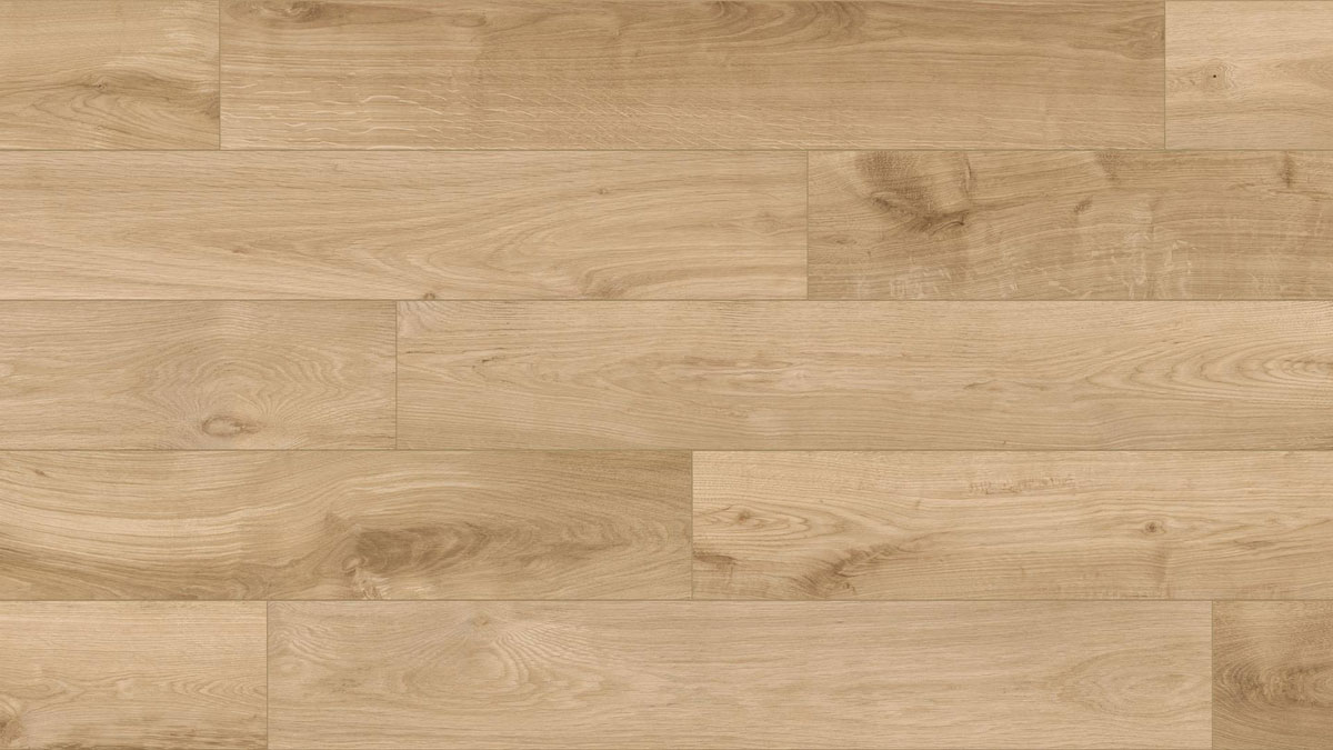 Kings Canyon Rigid Vinylboden Heavy Duty mit Schalldämmung Eiche Volantis Brown Landhausdiele 4V Raum1