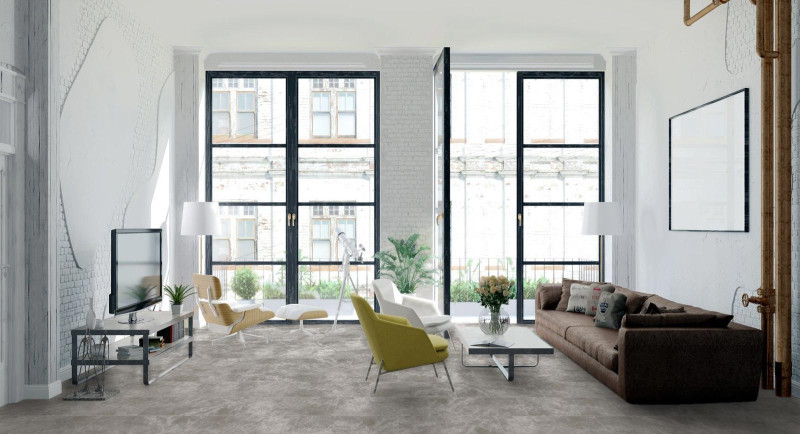 Kings Canyon Vinyle à cliquer Loftstyle Gray Calm Supermat Carrelage 4V main product photo