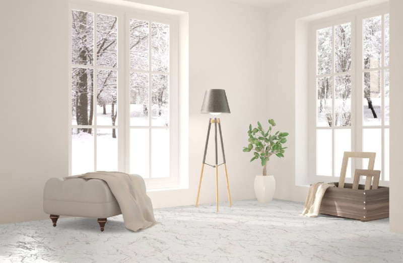 Kings Canyon Click Vinyl flooring Loftstyle Marble Super Matt Tile 4V main product photo