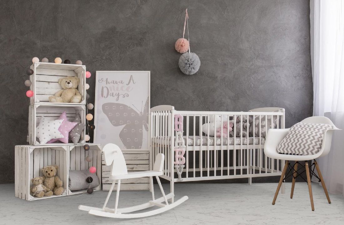 Kings Canyon Vinyl Loftstyle Marble Supermatt Fliese 4V zum Klicken Raum6