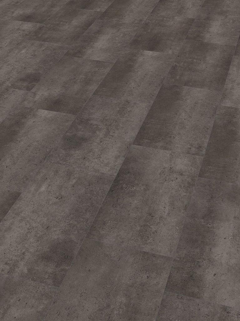 Kings Canyon Vinylboden Original Standard Beton Dunkel Fliese 4V zum klicken Raum1