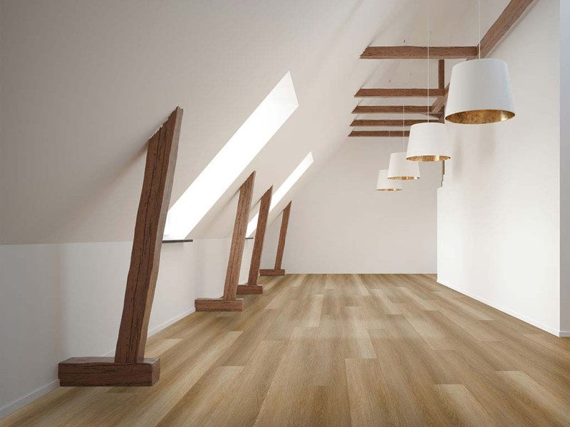 Kings Canyon Click Vinyl flooring PureComfort Oak Charm 1-strip XL 4V main product photo