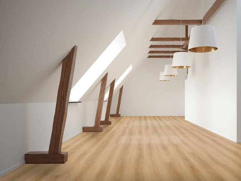 Kings Canyon Click Vinyl flooring PureComfort Oak Exclusive 1-strip XL 4V main product photo