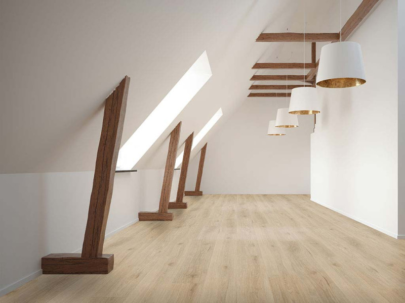 Kings Canyon Click Vinyl flooring PureComfort Oak Classic 1-strip XL 4V main product photo