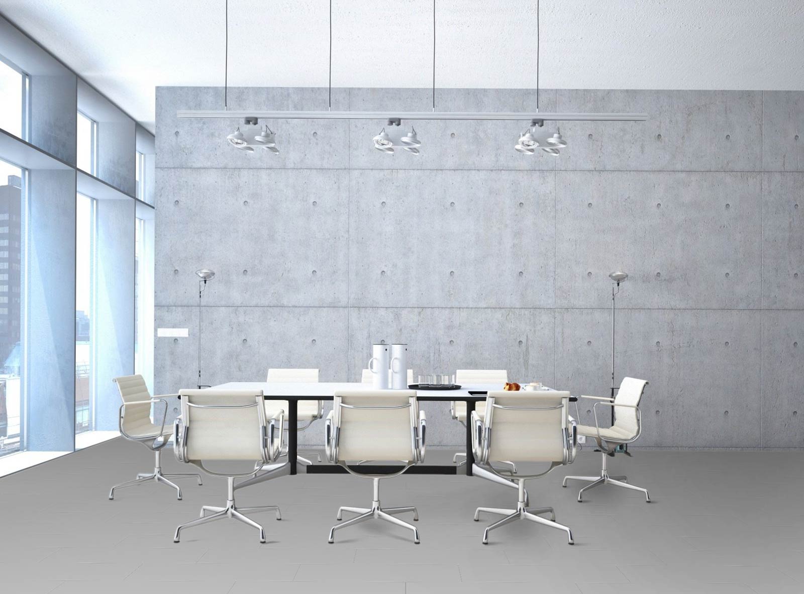 Kings Canyon Vinyl Tilestyle Weiss Hochglanz Fliese 4V zum Klicken Raum3