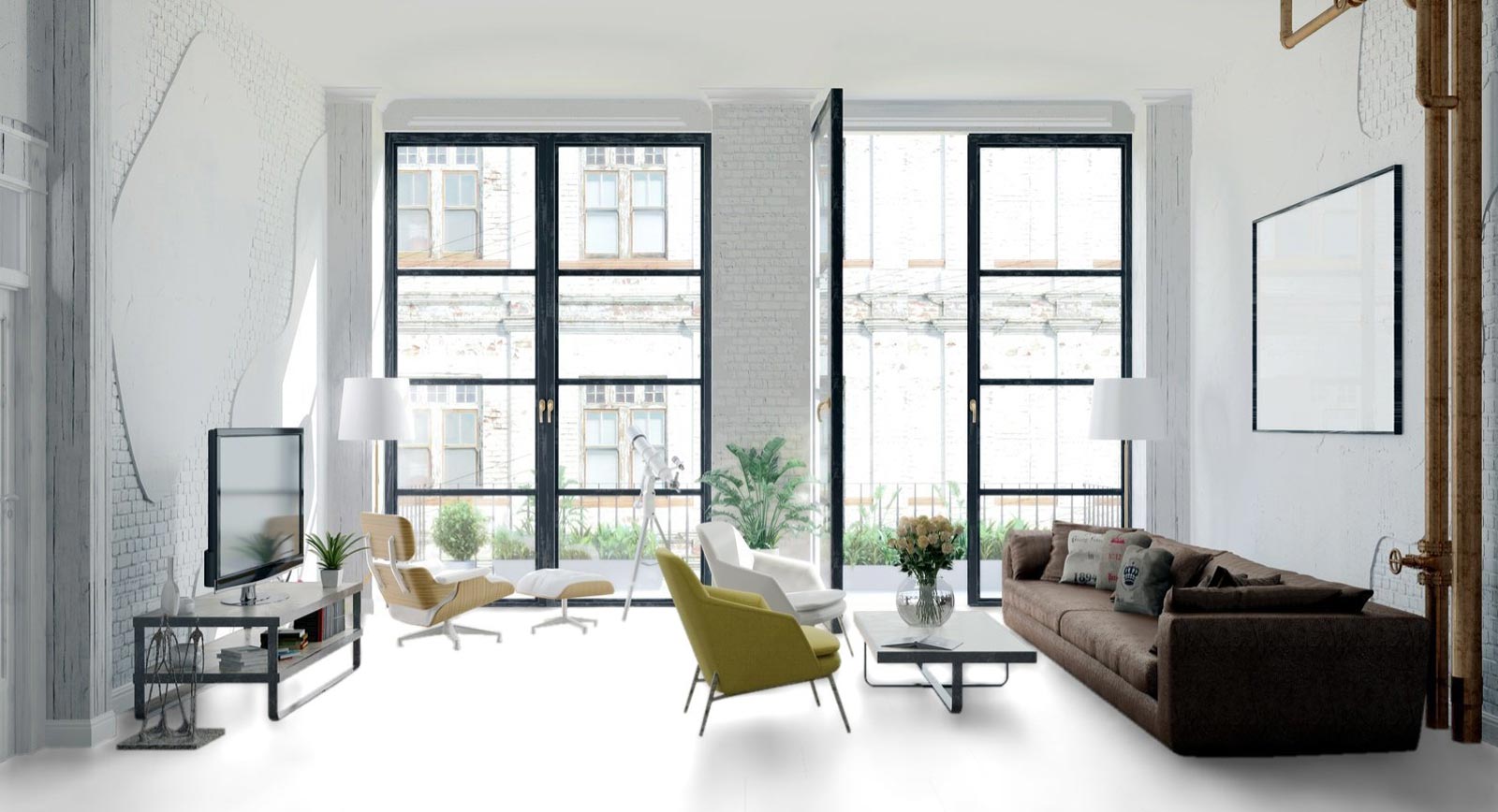 Kings Canyon Vinyl Tilestyle Weiss Matt Fliese 4V zum Klicken Raum3