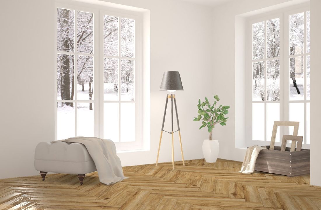 Kings Canyon Vinyl Timeless Oak Ciel Holzstruktur Fischgrät 4V zum Klicken Raum5