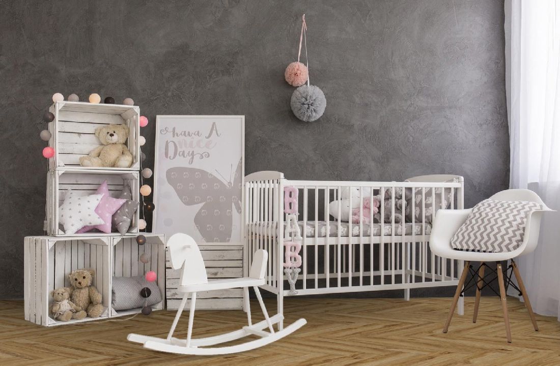 Kings Canyon Vinyl Timeless Oak Ciel Holzstruktur Fischgrät 4V zum Klicken Raum6