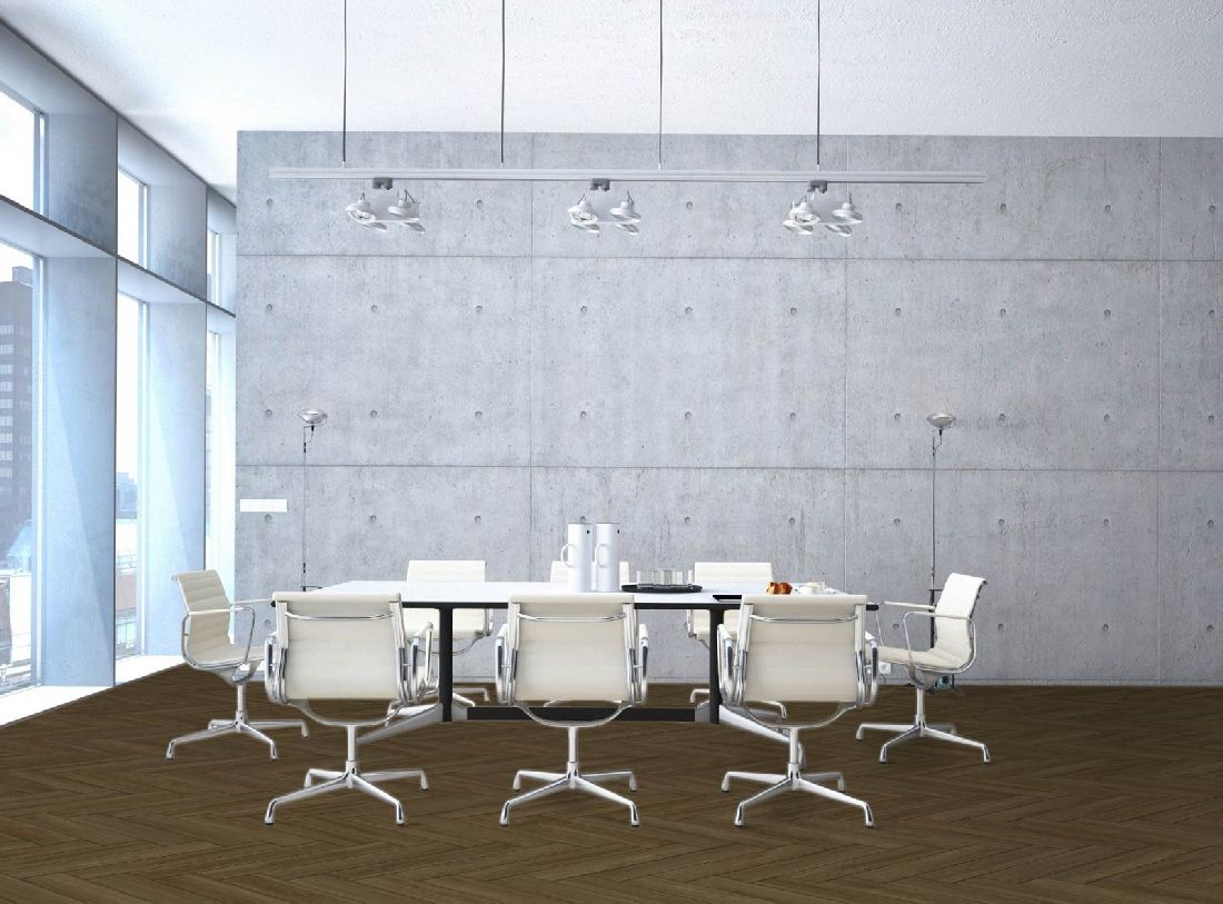 Kings Canyon Vinyl Timeless Oak Darcey Holzstruktur Fischgrät 4V zum Klicken Raum7