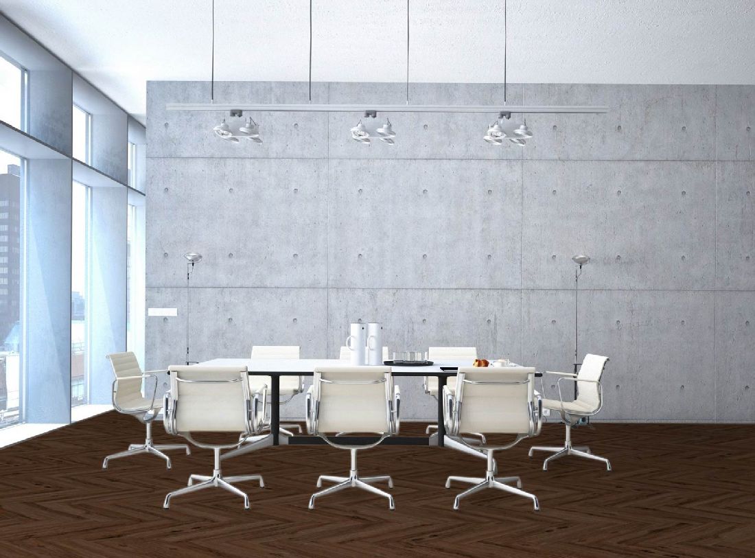 Kings Canyon Vinyl Timeless Oak Essey Holzstruktur Fischgrät 4V zum Klicken Raum7