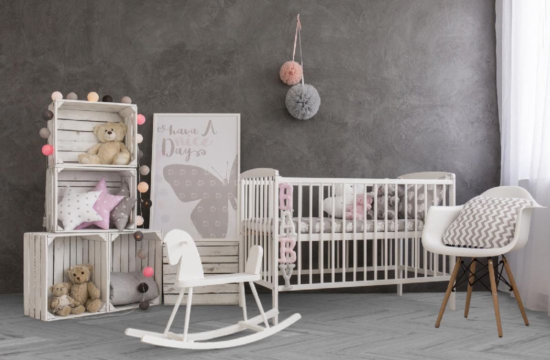 Kings Canyon Vinyl Timeless Oak Fley Holzstruktur Fischgrät 4V zum Klicken Raum5