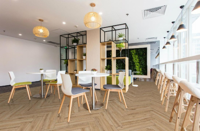 Kings Canyon Suelo vinílico Click Timeless Oak Juif Estructura de madera Patrón en espiga 4V main product photo