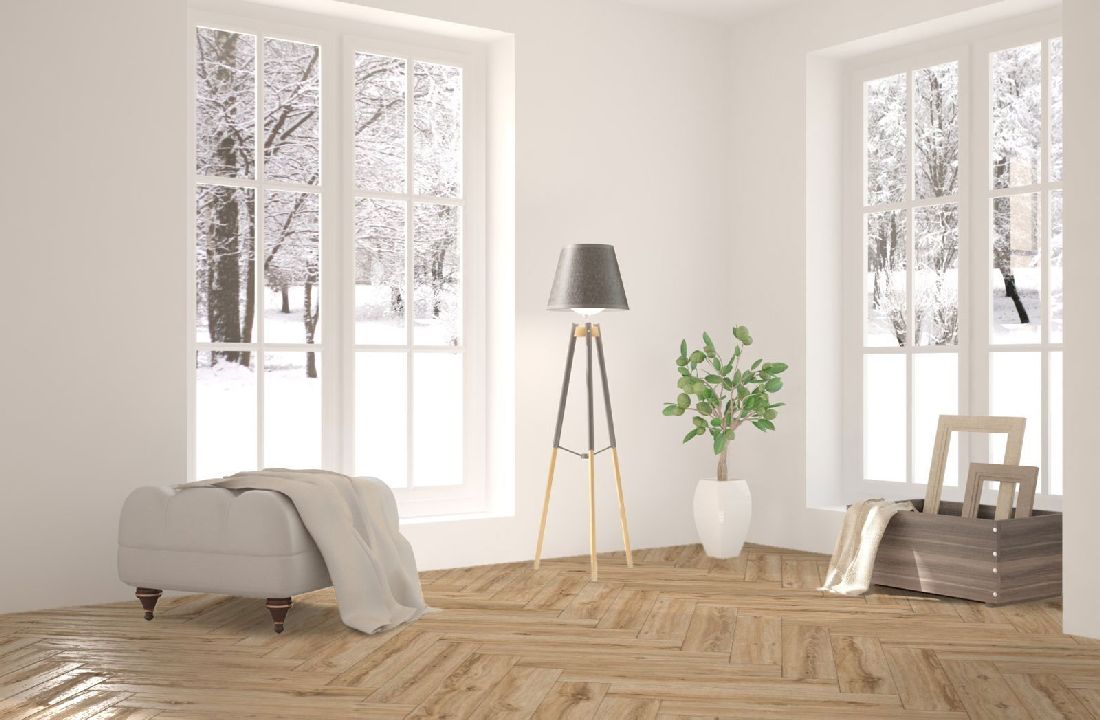 Kings Canyon Vinyl Timeless Oak Juif Holzstruktur Fischgrät 4V zum Klicken Raum7