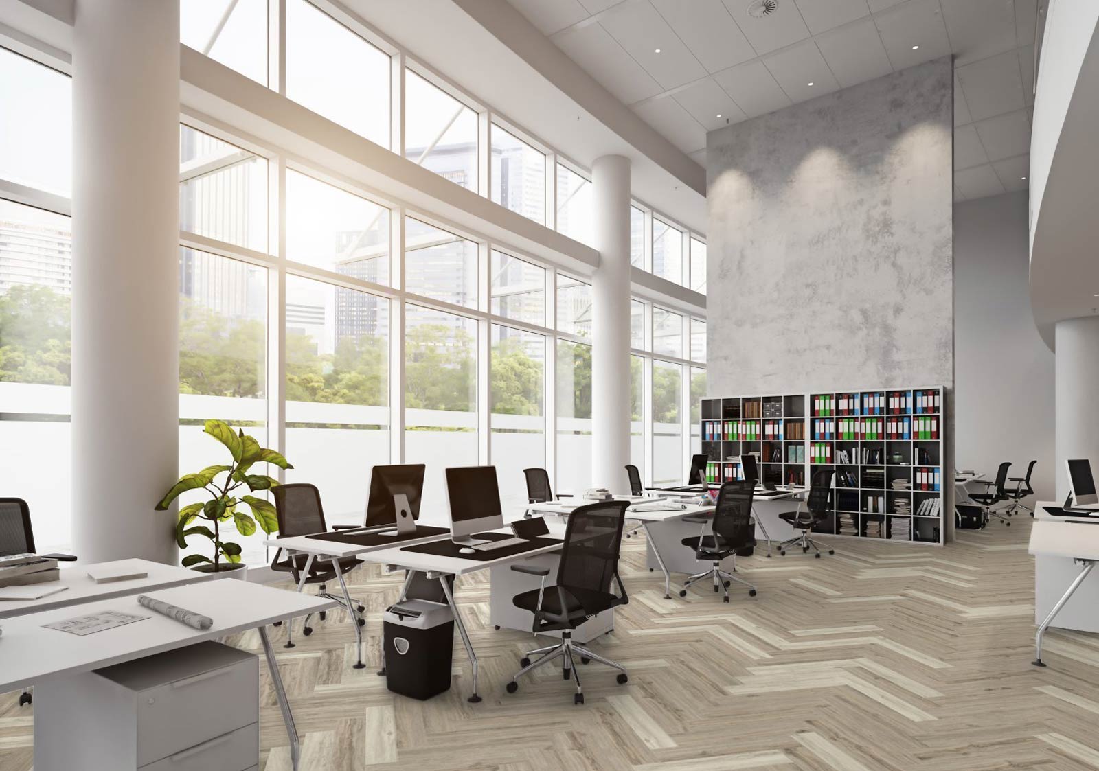 Kings Canyon Vinyl Timeless Oak Sarry Holzstruktur Fischgrät 4V zum Klicken Raum6