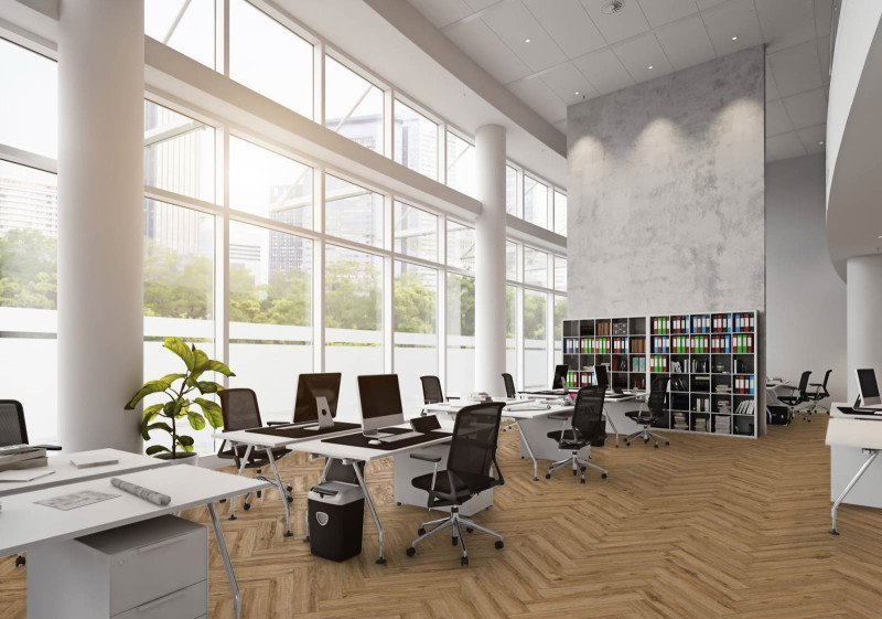 Kings Canyon Click Vinyl flooring Timeless Oak Sussey Wood Texture Herringbone 4V main product photo