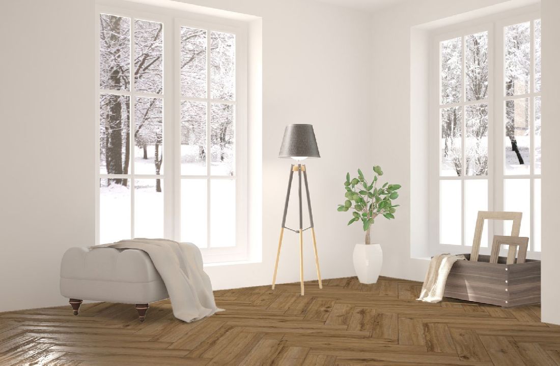 Kings Canyon Vinyl Timeless Oak Sussey Holzstruktur Fischgrät 4V zum Klicken Raum4