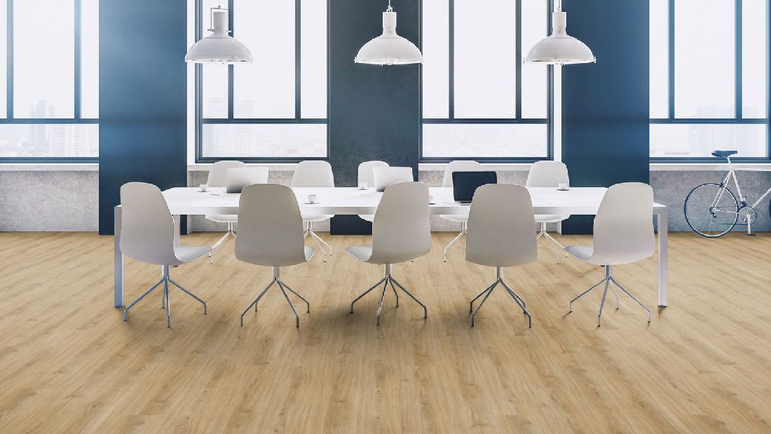 Kings Canyon Vinylboden Multilay 8 Eiche Elyria 1-Stab Landhausdiele M4V Raum5