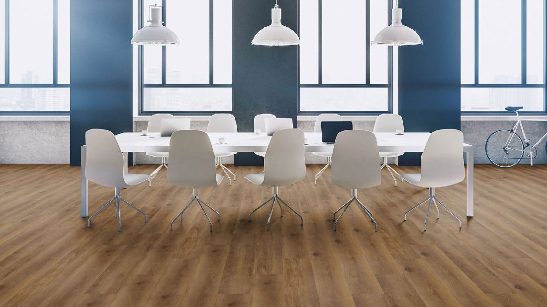 Kings Canyon Vinylboden Multilay 8 Eiche Velos 1-Stab Landhausdiele M4V Raum5