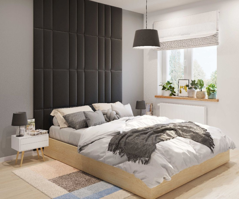 Kings Canyon Wandpaneele Wandpolster ROOM 15-Sixty Dunkelgrau 60x15cm rechteckig main product photo