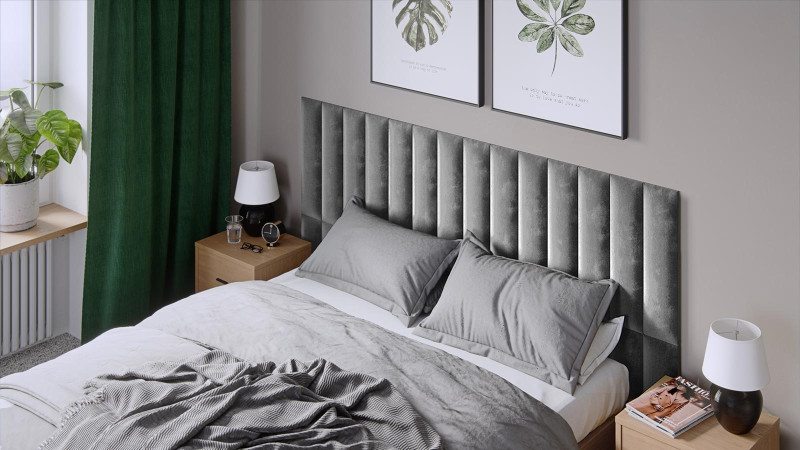 Kings Canyon Wandpaneele Wandpolster ROOM 15-Sixty Grau 60x15cm rechteckig main product photo