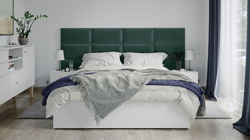 Kings Canyon Panneau mural rembourré ROOM 30-Sixty Vert Foncé 60x30cm rectangulaire main product photo