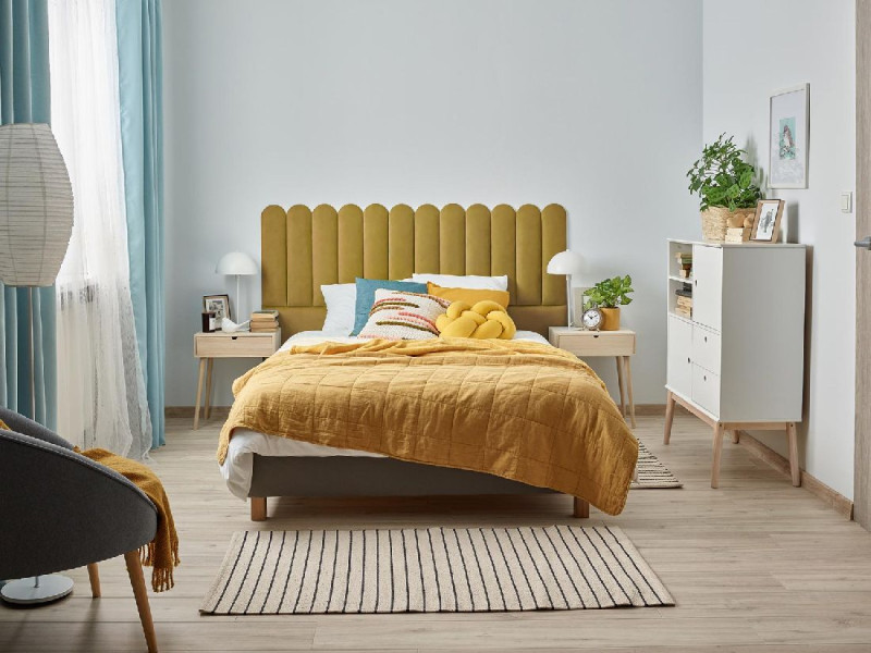 Kings Canyon Wandpaneele Wandpolster ROOM Elli Senfgelb 60x15cm oval main product photo