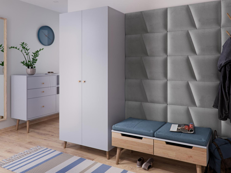 Kings Canyon Wandpaneele Wandpolster ROOM Nook Grau 35x30cm rechtwinkelig main product photo