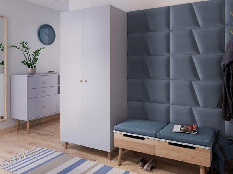 Kings Canyon Wandpaneele Wandpolster ROOM Nook Hellblau 35x30cm rechtwinkelig main product photo