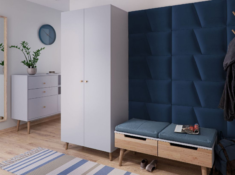 Kings Canyon Wandpaneele Wandpolster ROOM Nook tiefes Blau 35x30cm rechtwinkelig main product photo