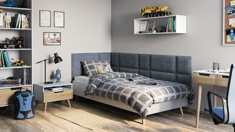 Kings Canyon Wandpaneele Wandpolster ROOM Quad Hellblau 30x30cm viereckig main product photo
