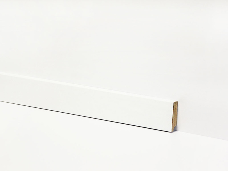 Kings Canyon Skirting board Weimar profile White 58 mm Height main product photo