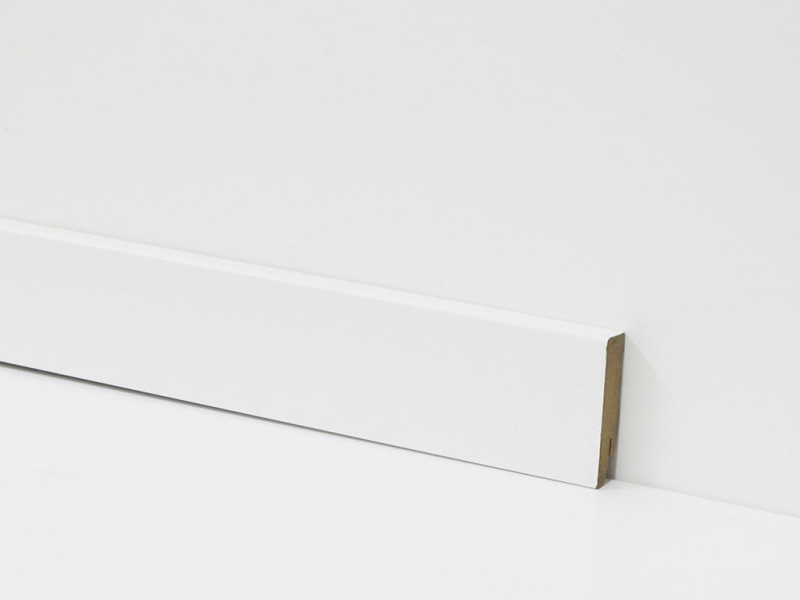 Kings Canyon Skirting board Weimar profile White 80 mm Height main product photo