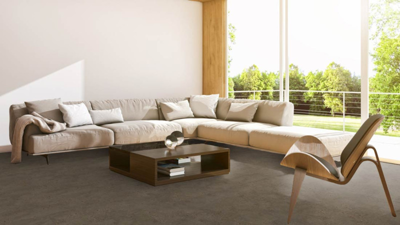 Meister Designboden MeisterDesign. next DB 500 S Terrazzo dunkel 6858 Fliese M4V main product photo