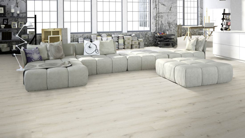 Meister Design flooring MeisterDesign. flex DD 400 Off-white tower oak 7119 1-strip M4V main product photo