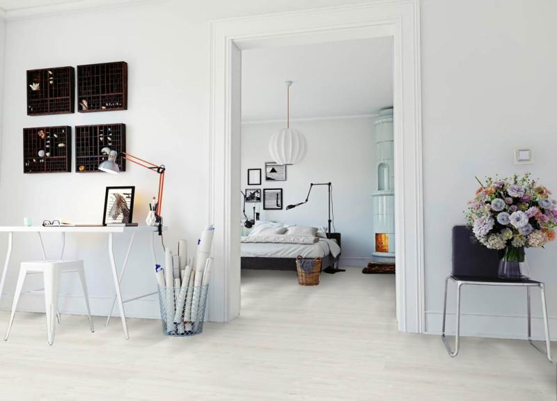Meister Designboden MeisterDesign. comfort DL 600 S Eiche mountain white 7124 1-Stab M4V main product photo
