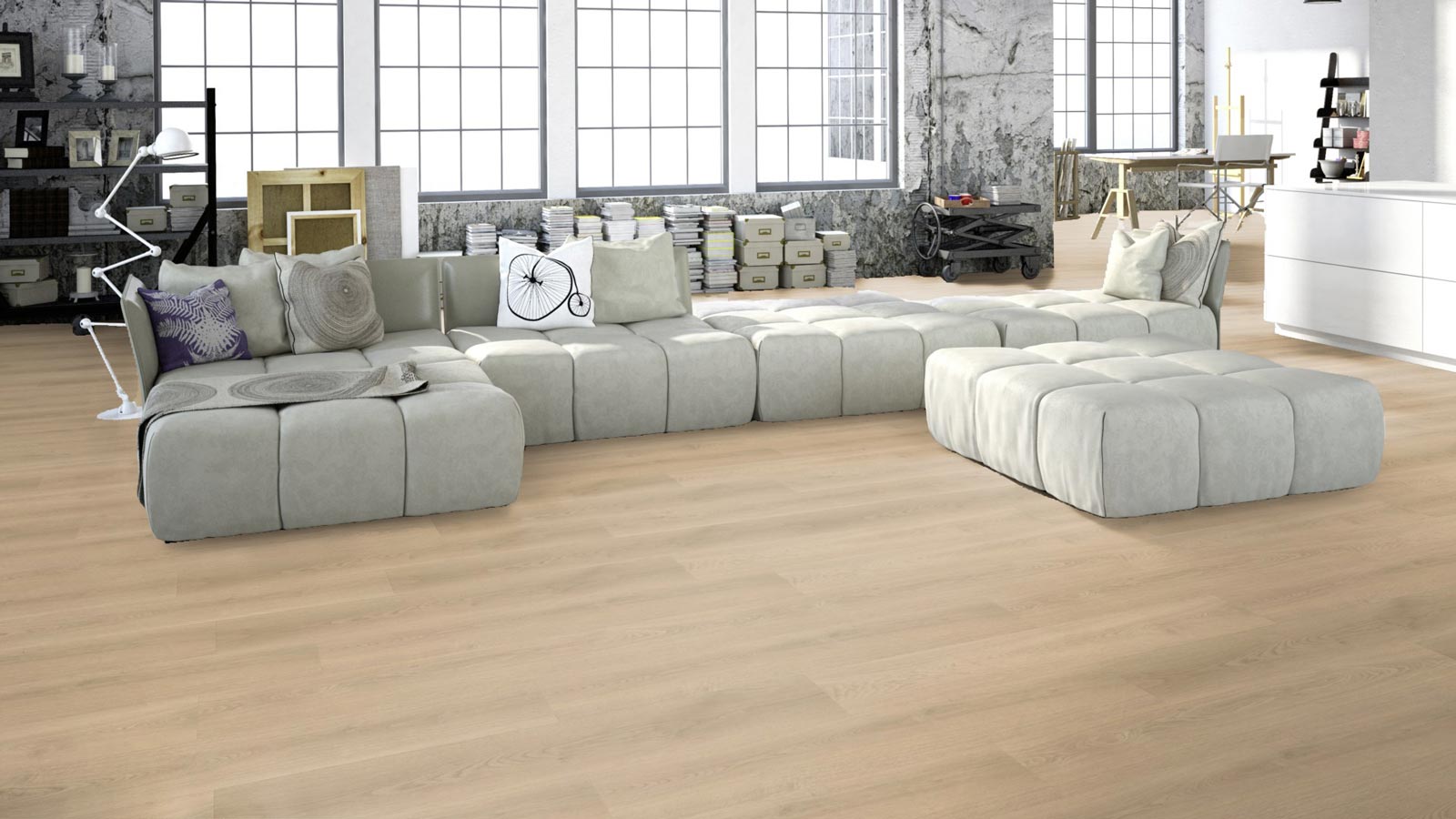 Meister Designboden MeisterDesign. rigid RD 300 S Eiche Deep Grove 7390 1-Stab Kurzdiele M4V Raum4