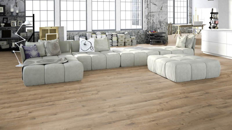 Meister Suelo de diseño MeisterDesign. rigid RL 400 S Risseiche Terra 7432 tablón de 1 lama M4V main product photo