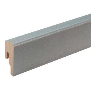 Meister skirting board / baseboard profile 8 PK Nadura slate gray 6333